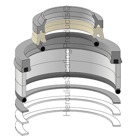 Nissan - After Market Parts Hydraulic Cylinder Repair Kit- 2 in X 80 mm 58099-0G511